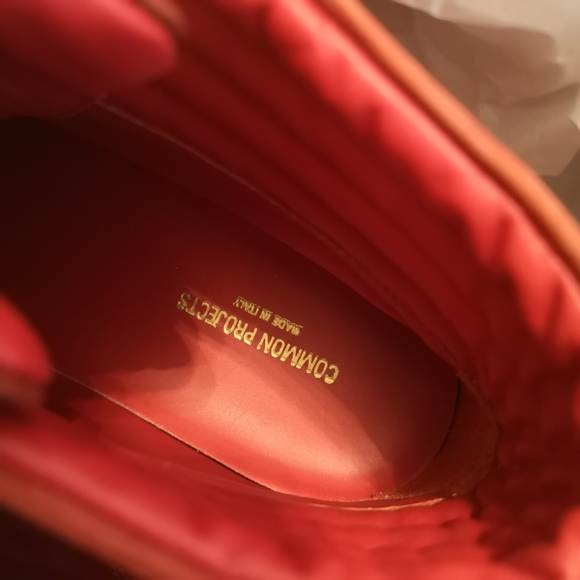 Common Projects Achilles Premium High Top Sneakers - Picture 6 of 10